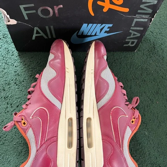 Nike Air Max 1 x Patta “Rush Maroon” – Size 11 - Picture 5 of 7